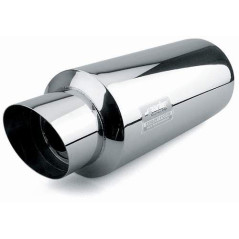 Silencieux universel chrome Fire Shot 102 mm S-RACING Silencieux Universels