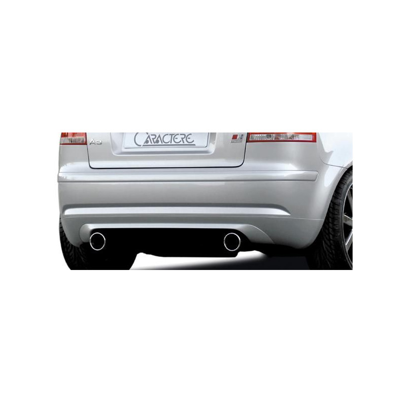 Pare-Chocs Arrière CARACTERE Audi A3 8P + échappement Pare-chocs Arrière