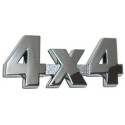 Emblème Adhésif Chrome 3D 4x4 Emblèmes / Logo