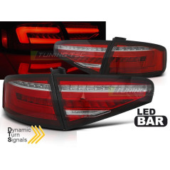 Feux arrière rouge LED BAR SEQ Avec clignotants dynamique pour Audi A4 B8 12-15