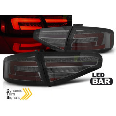 Feux arrière fumé LED BAR SEQ Avec clignotants dynamique pour Audi A4 B8 12-15